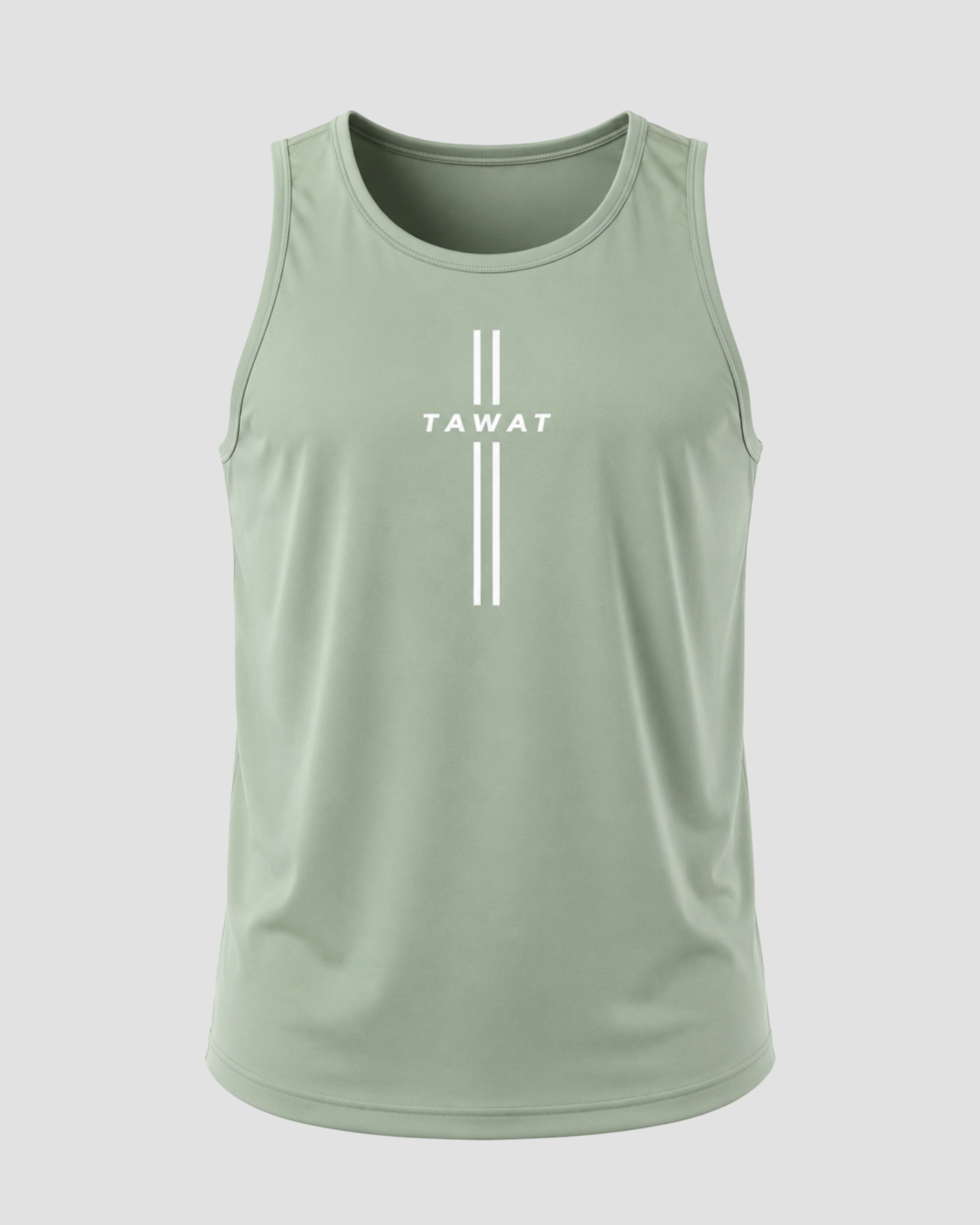 Feature Tank Top – Sage Green
