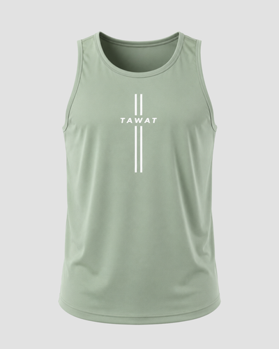 Feature Tank Top – Sage Green