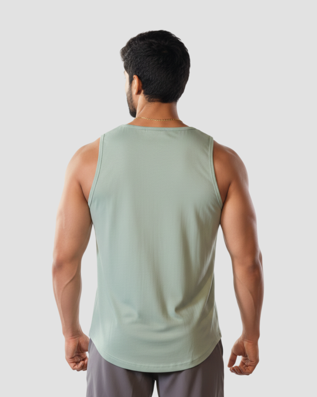 Feature Tank Top – Sage Green
