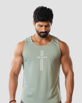Feature Tank Top – Sage Green