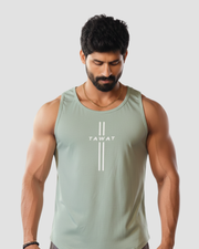 Feature Tank Top – Sage Green