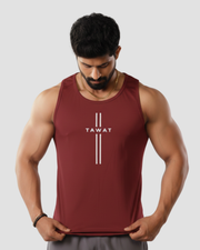 Feature Tank Top – Burgundy