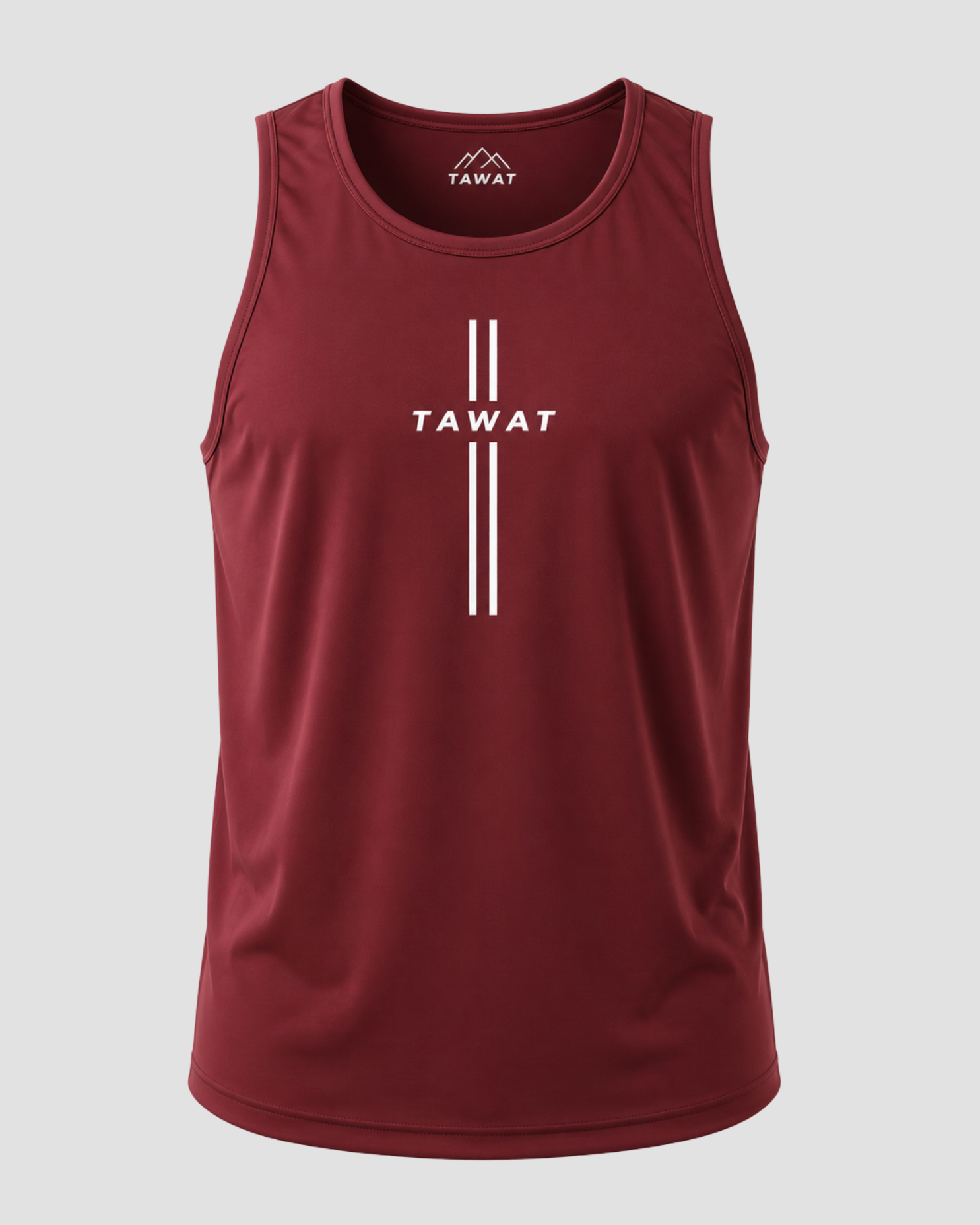 Feature Tank Top – Burgundy