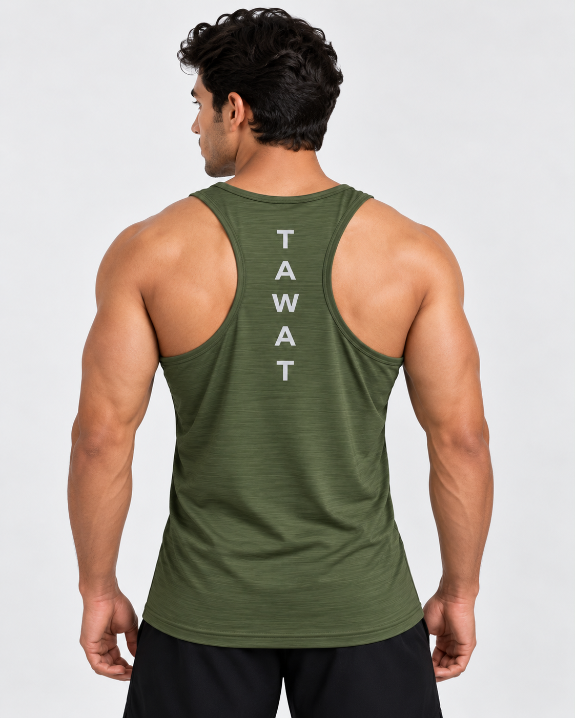 Vex Tank Top – Olive Green.